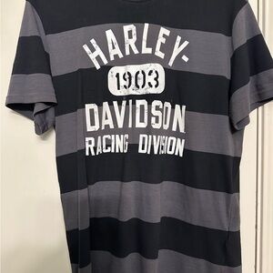 Men's Racing Striped Tee - Black Beauty Stripe
